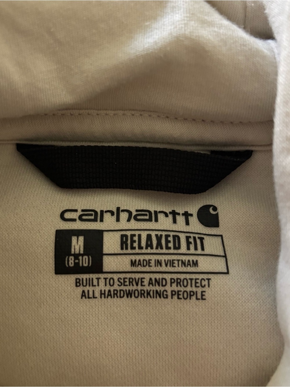Carhartt Cream Pullover Hoodie - Picture 5 of 5
